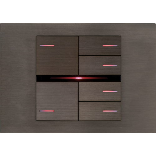 SO08A01KNX-3M OL-U KNX SWITCH 3-Modulový – METAL EDITION