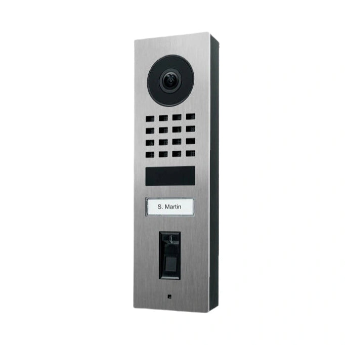 IP Video Door Station D1101FV - surface, 1 button, fingerprint reader, Wifi - 26 versions