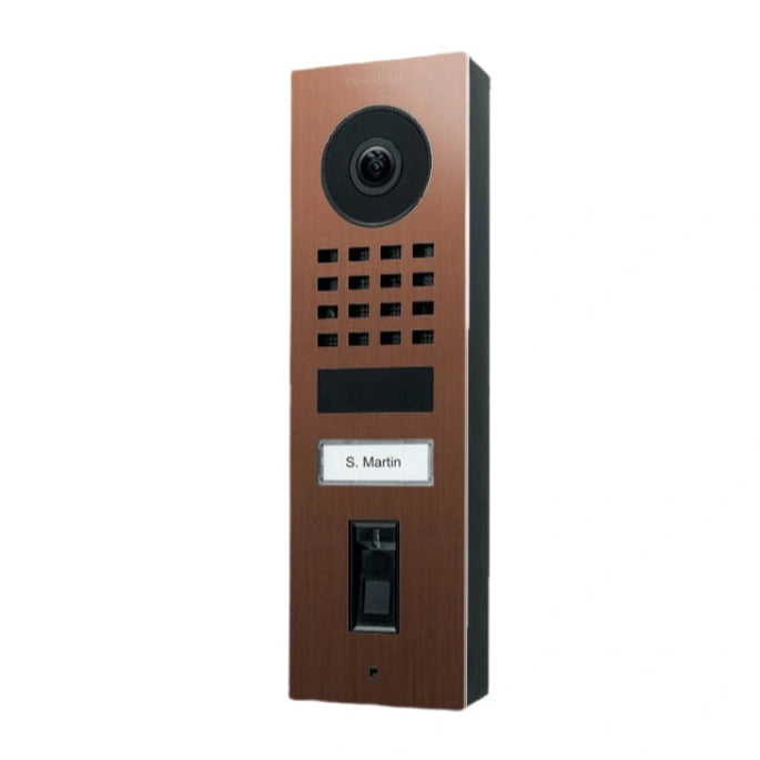 IP Video Door Station D1101FV - surface, 1 button, fingerprint reader, Wifi - 26 versions
