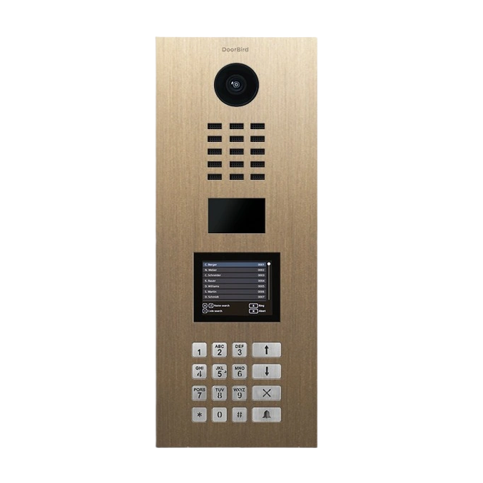 IP Video Door Station D21DKV, keypad, display - 58 versions