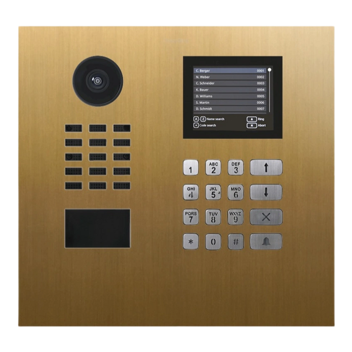 IP Video dverová stanica D21DKH, klávesnica, displej - 58 prevedení