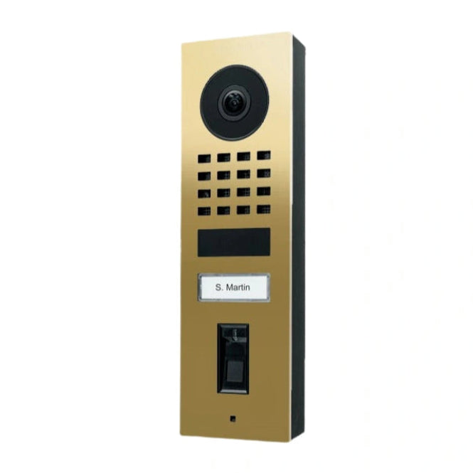 IP Video Door Station D1101FV - surface, 1 button, fingerprint reader, Wifi - 26 versions