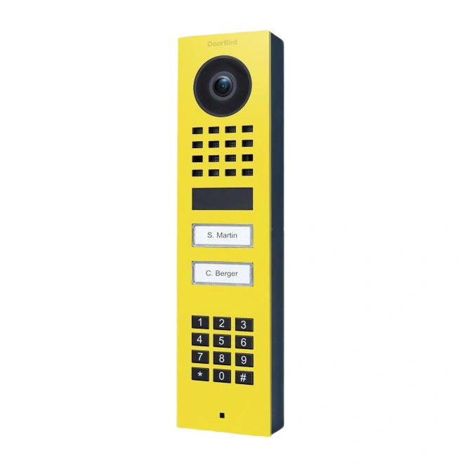 IP Video Door Station D1102KV - surface, 2 buttons, keypad, Wifi - 26 versions