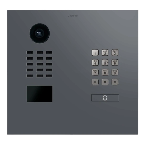 Interphone vidéo IP D2101KH, 1 bouton, lecteur d'empreintes digitales - 58 versions