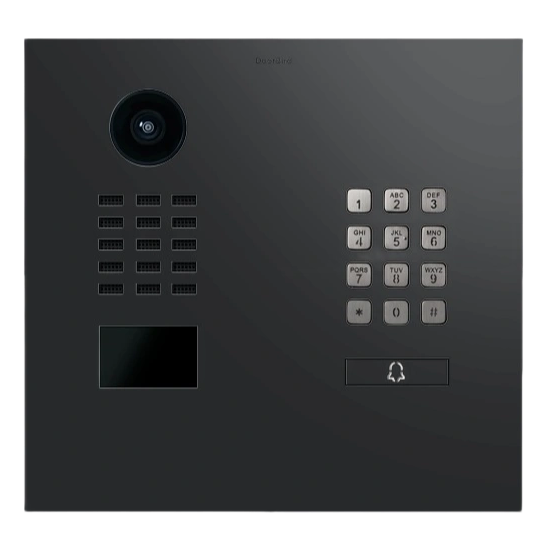 Interphone vidéo IP D2101KH, 1 bouton, lecteur d'empreintes digitales - 58 versions