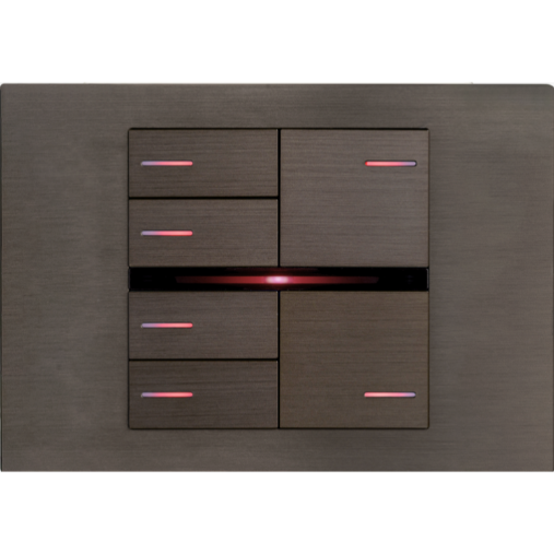 SO08A01KNX-3M OL-U KNX SWITCH 3-Modulový – METAL EDITION