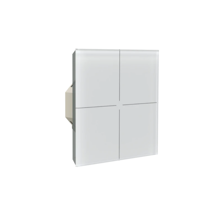 Bouton en verre KNX-K4 avec capteur de température