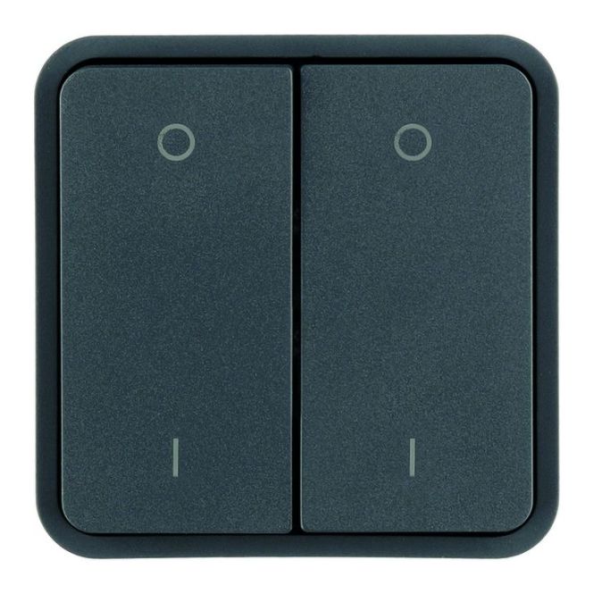 Exterior button KNX W.1 - 2-fold, 2 switching points