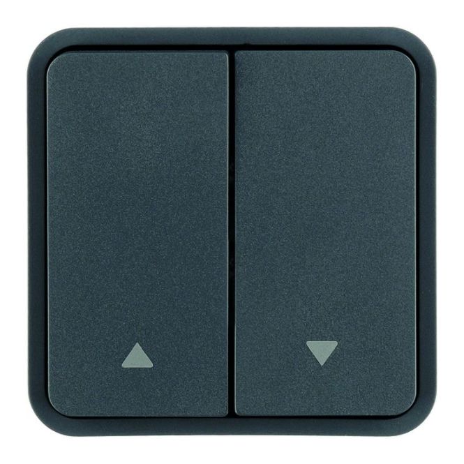 Przycisk zewnętrzny KNX W.1 - 2-krotny, 1 punkt przełączania