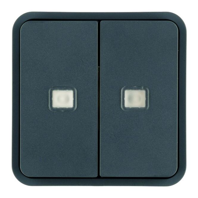 Exterior button KNX W.1 - 2-fold, 1 switching point