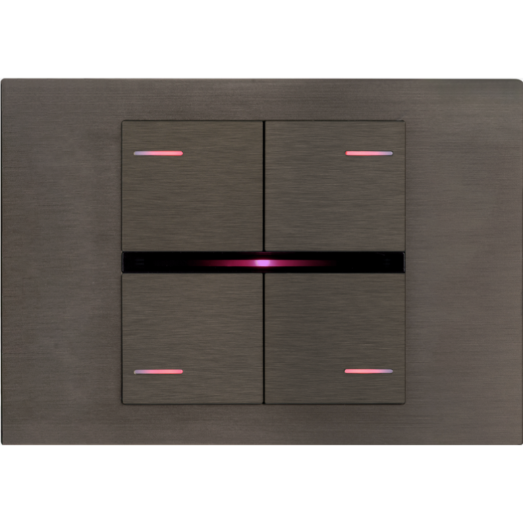 SO08A01KNX-3M OL-U KNX SWITCH 3-Modulový – METAL EDITION