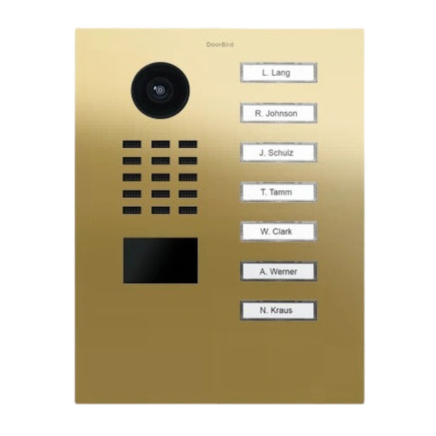 Interphone vidéo IP D2107V, 7 boutons - 58 versions