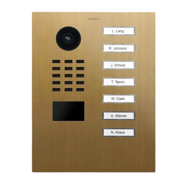 Interphone vidéo IP D2107V, 7 boutons - 58 versions