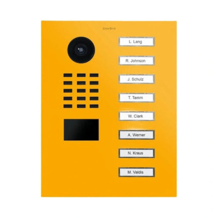 IP Video dverová stanica D2108V, 8 tlačidiel - 58 prevedení