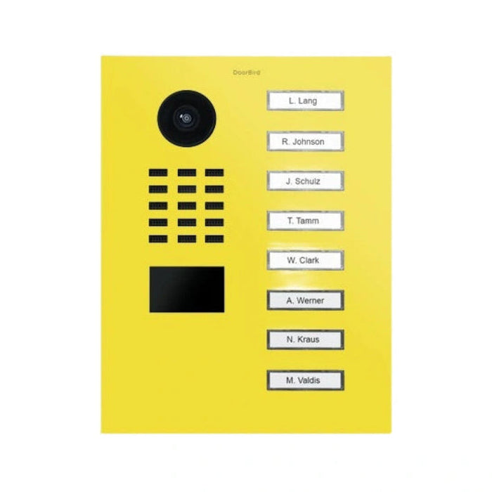 Interphone vidéo IP D2108V, 8 boutons - 58 versions