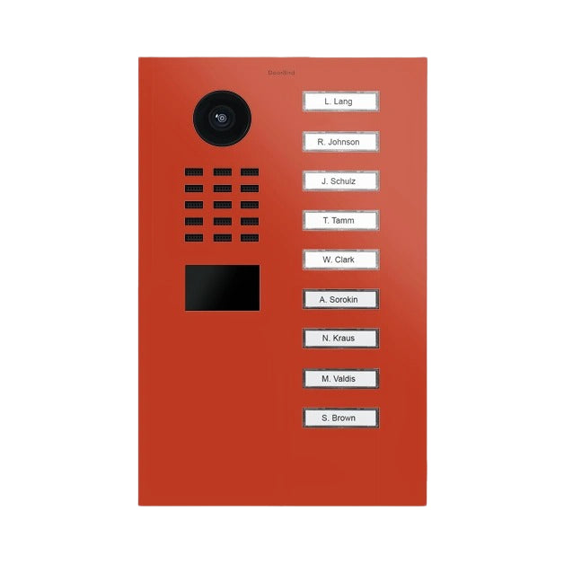 Interphone vidéo IP D2109V, 9 boutons - 58 versions