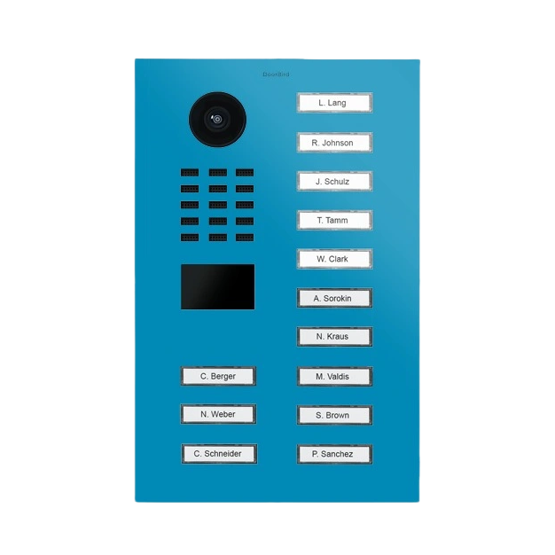 Interphone vidéo IP D2113V, 13 boutons - 58 versions