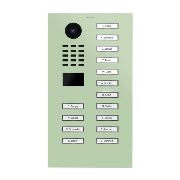 Interphone vidéo IP D2115V, 15 boutons - 58 versions
