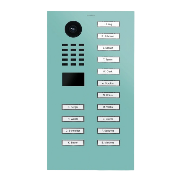 Interphone vidéo IP D2115V, 15 boutons - 58 versions