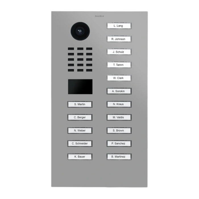 IP Video Door Station D2116V, 16 buttons - 58 versions