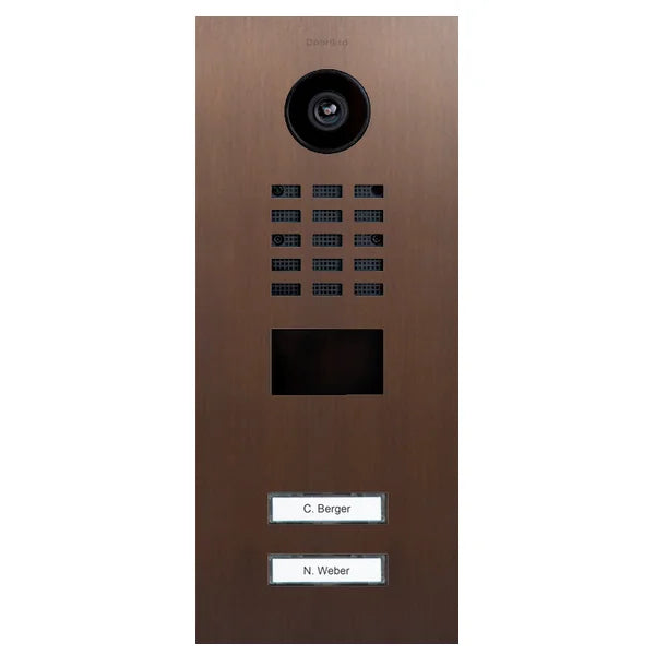 D2202V IP video dverová stanica – Architektonický bronz