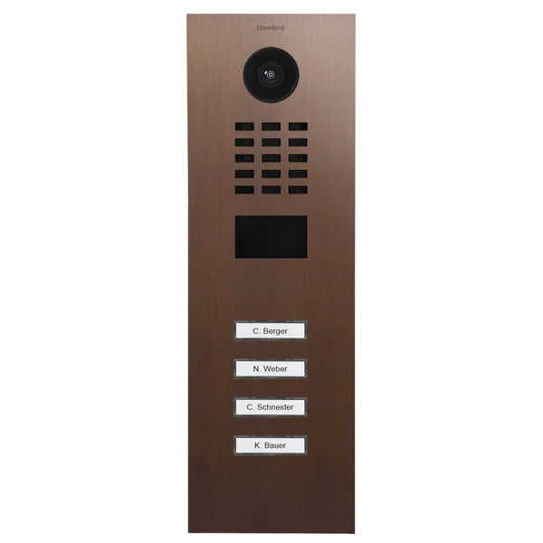 D2204V IP video dverová stanica – Architektonický bronz