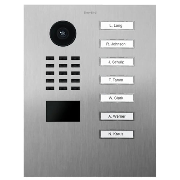 D2207V IP video dverová stanica – Nerezová oceľ V2A brúsená