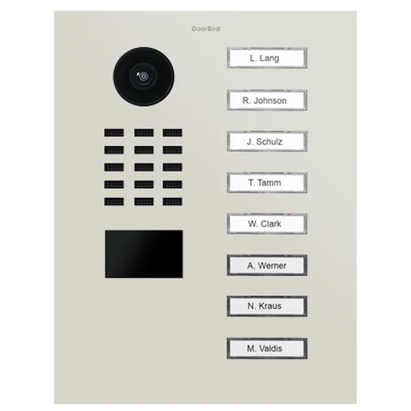 D2208V IP video dverová stanica – RAL 9002