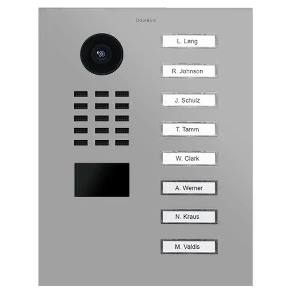 D2208V IP video dverová stanica – RAL 9006