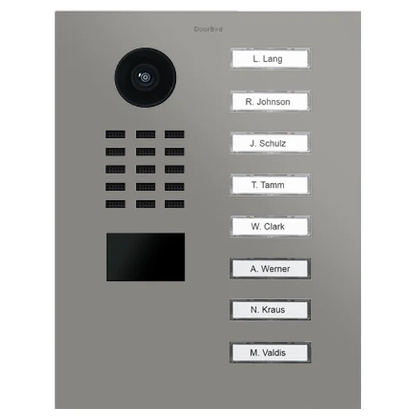 D2208V IP video dverová stanica – RAL 9007