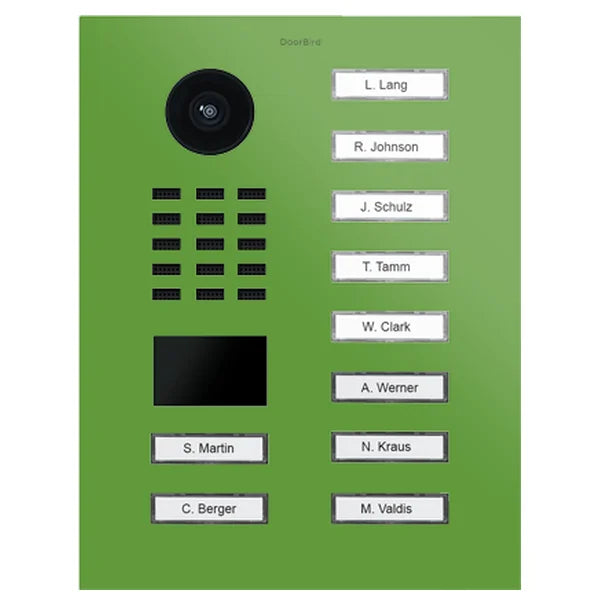D2210V IP video dverová stanica – RAL 6018