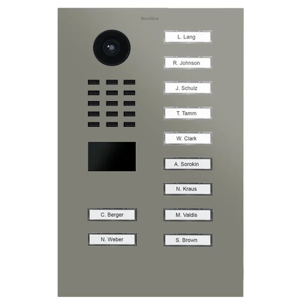D2211V IP video dverová stanica – RAL 7023