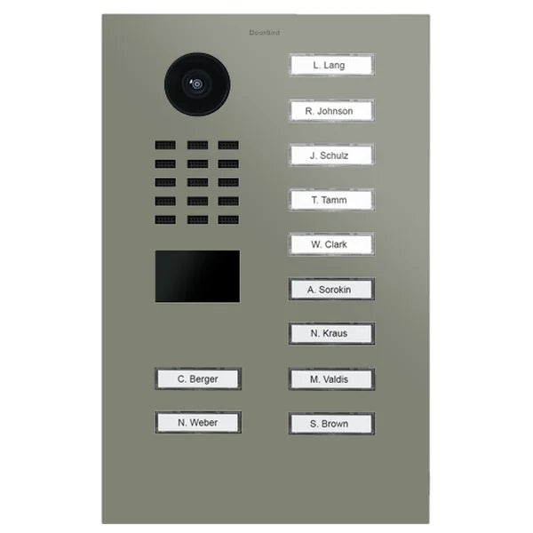 D2211V IP video dverová stanica – RAL 7033
