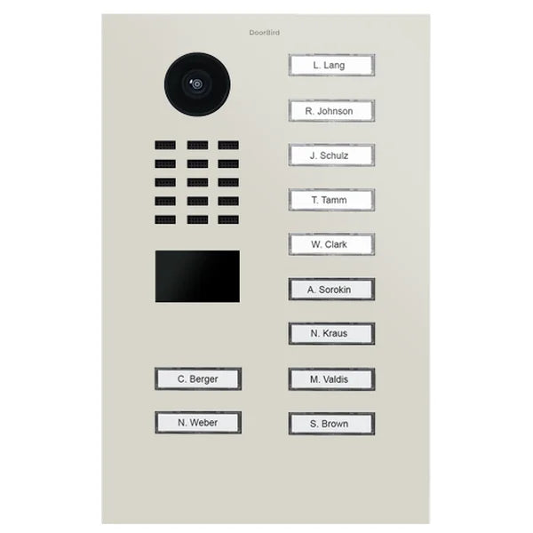 D2211V IP video dverová stanica – RAL 9002