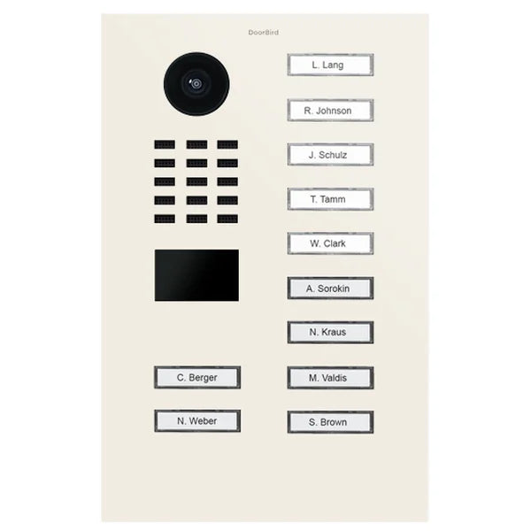 D2211V IP video dverová stanica – RAL 9010