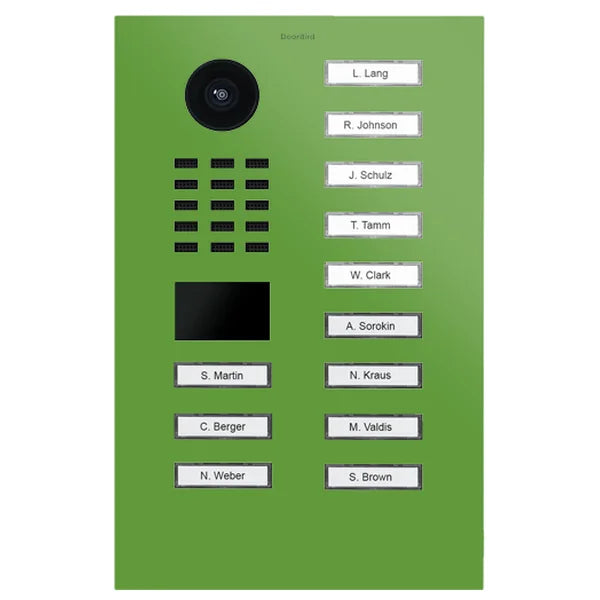 D2212V IP video dverová stanica – RAL 6018