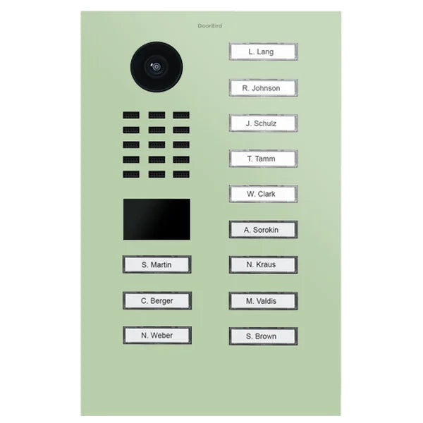 D2212V IP video dverová stanica – RAL 6019