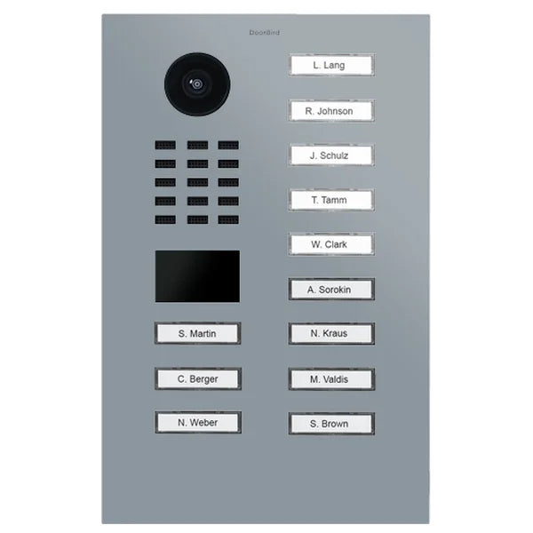 D2212V IP video dverová stanica – RAL 7001