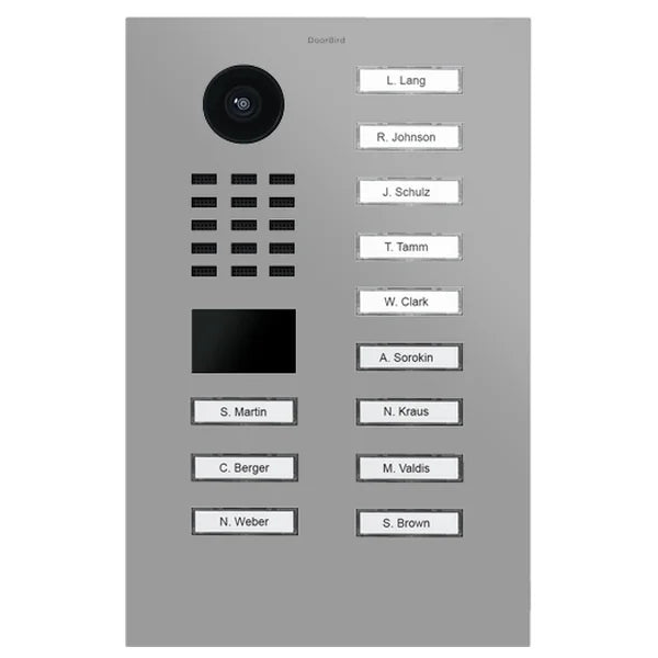 D2212V IP video dverová stanica – RAL 7004