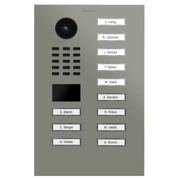 D2212V IP video dverová stanica – RAL 7023