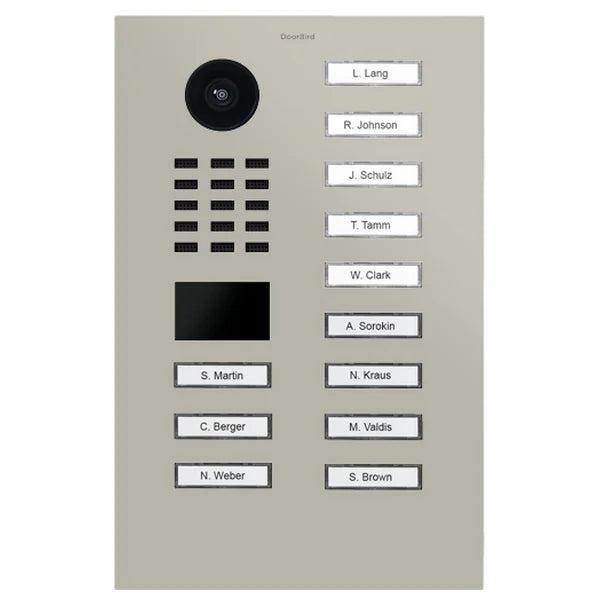 D2212V IP video dverová stanica – RAL 7044