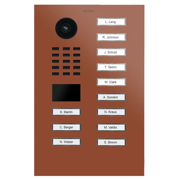 D2212V IP video dverová stanica – RAL 8004