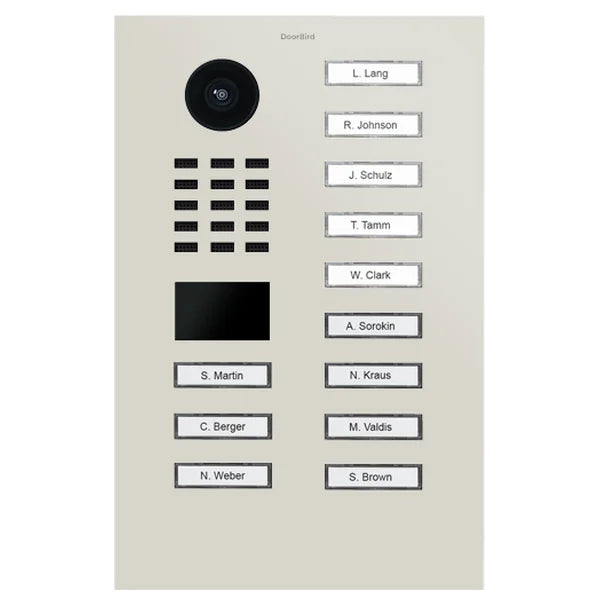 D2212V IP video dverová stanica – RAL 9002
