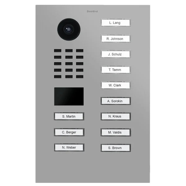 D2212V IP video dverová stanica – RAL 9006