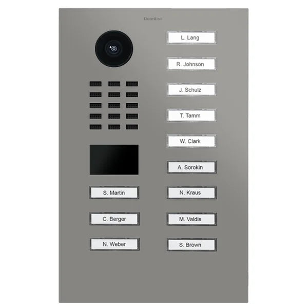 D2212V IP video dverová stanica – RAL 9007