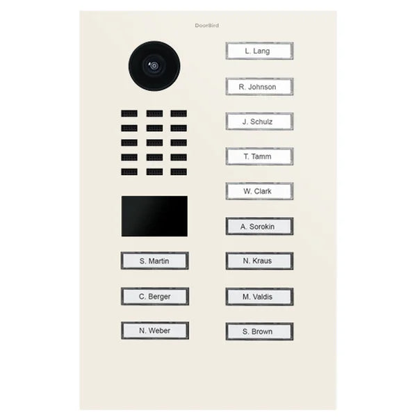 D2212V IP video dverová stanica – RAL 9010