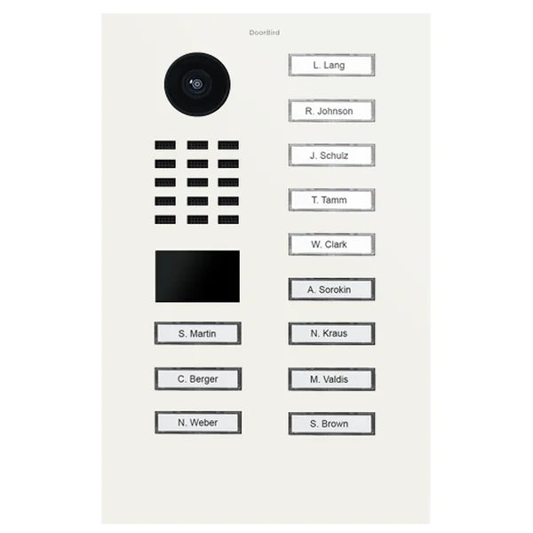 D2212V IP video dverová stanica – RAL 9016