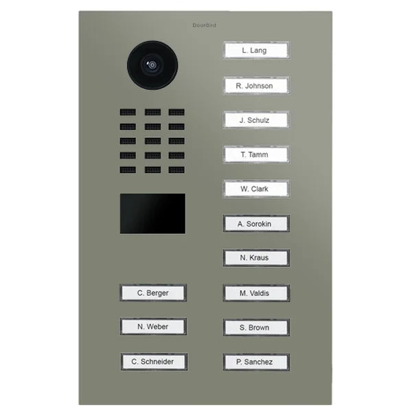 D2213V IP video dverová stanica – RAL 7033
