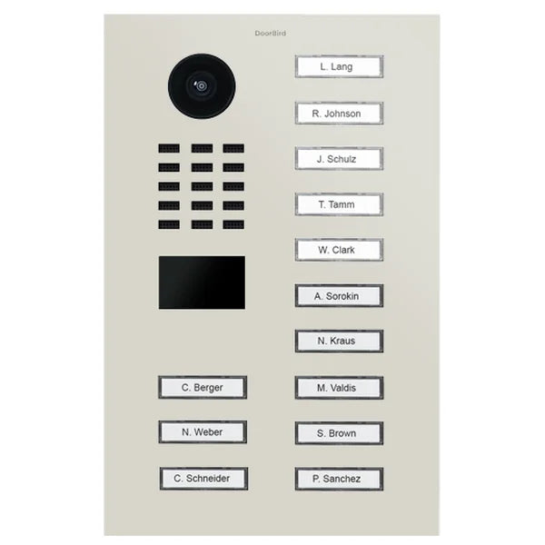 D2213V IP video dverová stanica – RAL 9002