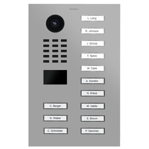 D2213V IP video dverová stanica – RAL 9006